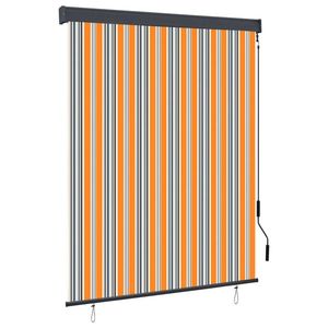 vidaXL Jaluzea tip rulou de exterior, galben și albastru, 140 x 250 cm imagine