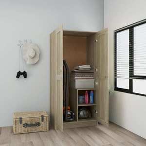vidaXL Șifonier, stejar sonoma, 82, 5x51, 5x180 cm, lemn prelucrat imagine