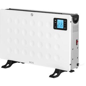Convector electric de podea ECG TK 2080 DR alb, 2000 W, 3 trepte, termostat, LCD imagine
