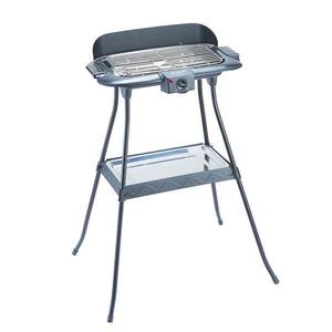 Gratar electric 2 in 1 Michelino 74372, 2200W, suprafata 38x22cm, termostat, temperatura reglabila, cromat imagine