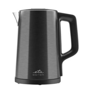 Fierbator electric Eta Ester 4597 90000, 2200W, 1.5 litri, 40 la 100 °C, otel inoxidabil, pereti dubli, negru imagine
