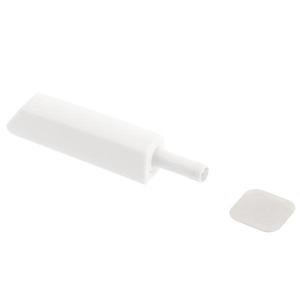 Amortizor bumper incastrat cu adaptor si magnet pentru usa mobilier, alb, L: 93 mm imagine