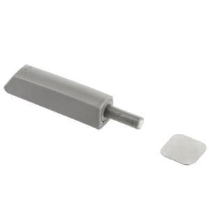 Amortizor bumper incastrat cu adaptor si magnet pentru usa mobilier, antracit, L: 93 mm imagine