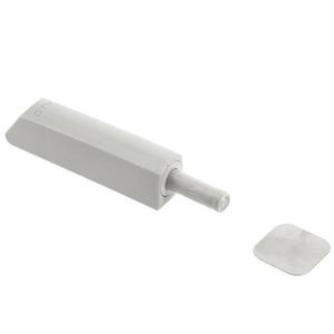 Amortizor bumper incastrat cu adaptor si magnet pentru usa mobilier, gri, L: 93 mm imagine