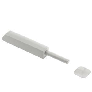 Amortizor bumper incastrat cu adaptor si magnet pentru usa mobilier, gri, L: 119 mm imagine