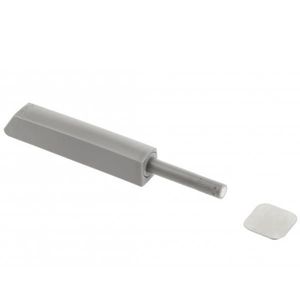 Amortizor bumper incastrat cu adaptor si magnet pentru usa mobilier, antracit, L: 119 mm imagine