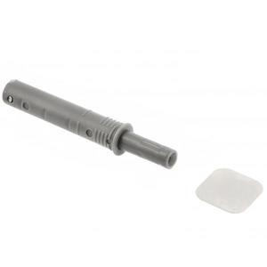 Amortizor bumper incastrat cu magnet pentru usa mobilier, antracit, L: 70.2 mm imagine