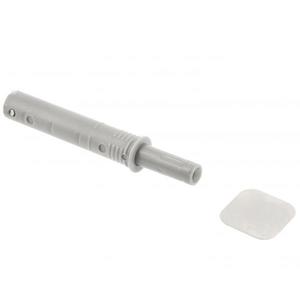 Amortizor bumper incastrat cu magnet pentru usa mobilier, gri, L: 70.2 mm imagine