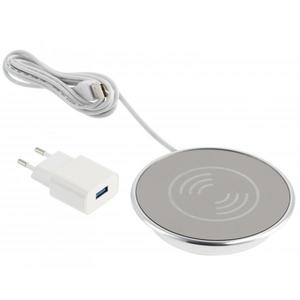 Incarcator wireless Lux, incastrat, cablu 2 m, alb imagine