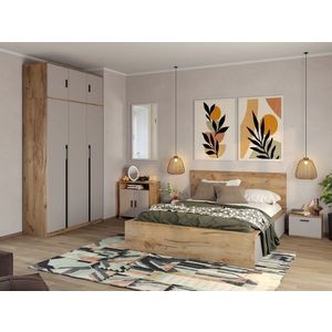 Set Mobila Dormitor Casmir / Stejar Siena C05 imagine