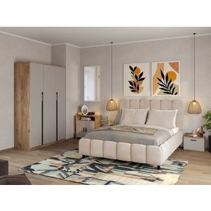 Set Mobila Dormitor Casmir / Stejar Siena C07 imagine