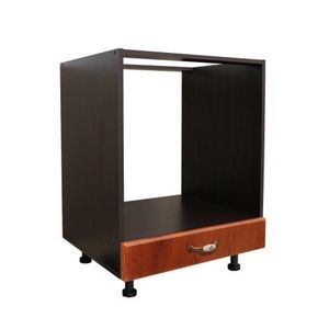 Corp pentru cuptor incorporabil cu sertar Zebra, wenge/MDF Cedru, fara blat, 60 x 82 x 57 cm imagine