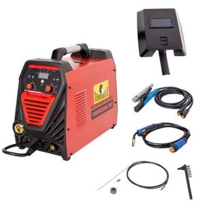 Aparat sudura MIG-MAG/ MMA/ TIG Tehnoweld TEHNOWELDMIG-200T, 180 A, sarma otel 1 mm, electrozi 1.6-4 mm, cu accesorii imagine