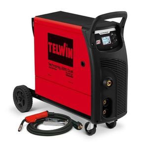 Aparat sudura MIG-MAG/ MMA/TIG Telwin TECHNOMIG225DUAL_SYNERGIC, 220 A, sarma otel 0.6-1 mm, electrozi 1.6-3.2 mm, cu accesorii imagine