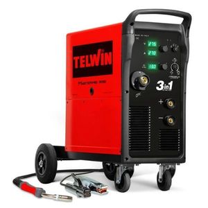 Aparat sudura multiproces MIG/MMA/TIG DC Telwin MASTERMIG 305i, 250/270 A, sarma otel 0.6-1.2 mm, cu accesorii imagine