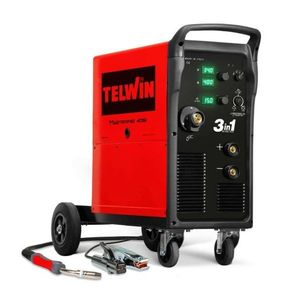 Aparat sudura multiproces MIG/MMA/TIG DC Telwin MASTERMIG 405i, 320/400 A, sarma otel 0.6-1.6 mm, cu accesorii imagine