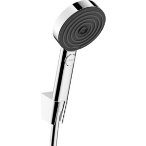 Set de dus Hansgrohe Pulsify Select S 105 3jet Relaxation EcoSmart cu agatatoare si furtun de dus 160cm crom imagine
