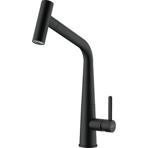 Baterie bucatarie Franke Icon cu dus extractibil matte black imagine