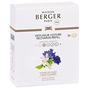 Rezerve ceramice odorizant masina Maison Berger Fleurs de Musc 2piese imagine
