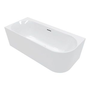 Cada asimetrica freestanding Villeroy & Boch Loop & Friends 170x75cm montare la perete orientare stanga Alb Alpin imagine