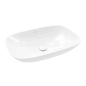 Lavoar tip bol Villeroy & Boch Loop & Friends 62x42cm fara orificiu baterie fara preaplin Alb Alpin imagine