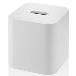 Cutie servetele Decor Walther Stone KB 14.2x13.7x13.7cm alb mat imagine