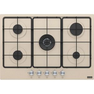 Plita gaz incorporabila Franke Smart 750 FHSM 755 4G DC OA E cu 5 arzatoare 75cm Avena imagine