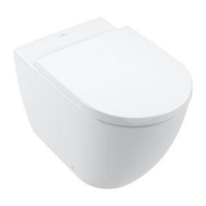Vas wc Villeroy & Boch Subway 3.0 TwistFlush 37x59.5cm back-to-wall pentru rezervor ingropat White Alpin imagine