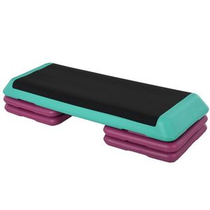 HOMCOM Stepper 3Niveluri Antiderapant Plastic | Aosom Romania imagine