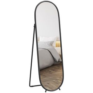 HOMCOM Oglindă Ovală Aurie Înaltă | Aosom Romania imagine