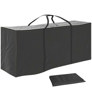 Outsunny Sac Grădină 720L Impermeabil Negru | Aosom Romania imagine