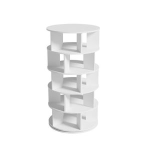 Rotonda scarpiera, rotativă, 5 niveluri, 115×60×60 cm, Alb imagine