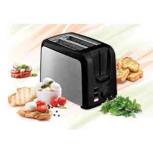 Prajitor de paine Tasty, Heinner, 700W, plastic, negru imagine