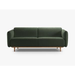 Canapea 2 locuri, Noomi-215, Micadoni Home, 162x94x75 cm, tesatura structurata chenille, verde moss imagine