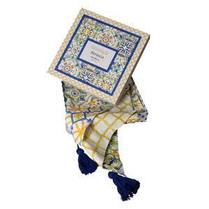 Traversa de masa, Medicea Retro, include cutie cadou, Brandani, 45x140 cm, bumbac imagine