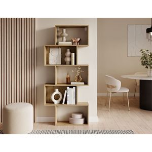 Raft de perete ELTAP, Sottis, 80x20x180 cm, PAL/PVC, stejar imagine
