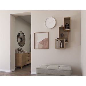 Raft de perete ELTAP, Alitty, 96x25x46 cm, PAL/PVC, stejar imagine