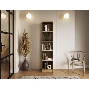 Raft de perete ELTAP, Craft, 40x40x180 cm, PAL/PVC, stejar imagine