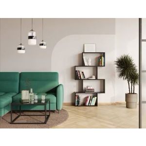 Raft de perete ELTAP, Egurro, 80x20x144 cm, PAL/PVC, negru imagine