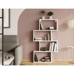 Raft de perete ELTAP, Egurro, 80x20x144 cm, PAL/PVC, alb imagine