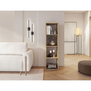 Raft de perete ELTAP, Figgi, 30x38x147 cm, PAL/PVC, stejar imagine