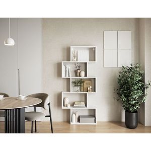 Raft de perete ELTAP, Shellf, 80x20x180 cm, PAL/PVC, alb imagine