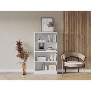 Raft de perete ELTAP, Pocett, 80x40x146 cm, PAL/PVC, alb imagine