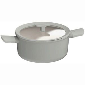 Oala cu capac BergHOFF, Leo Balance Moonmist, Ø24 cm, 4.4 L, aluminiu reciclat, strat antiaderent imagine