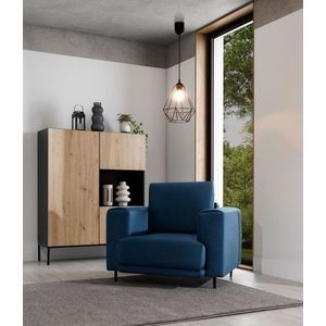 Lustra ELTAP, Benigne, 25x90 cm, 1xE27, 15W, otel, negru imagine