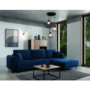 Lustra ELTAP, Bendinni, 44x110 cm, 3xE27, 15W, otel, negru imagine