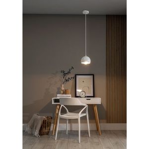 Lustra ELTAP, Callide, 15x110 cm, 1xE27, 15W, otel, alb imagine