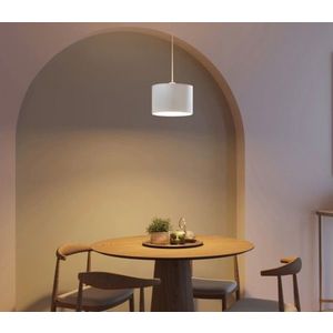 Lustra ELTAP, Vespillo, 25x110 cm, 1xE27, 15W, otel/PVC, alb imagine