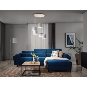 Lustra ELTAP, Vespillo, 58x115 cm, 5xE27, 15W, otel/PVC, alb imagine