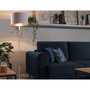 Lampadar ELTAP, Vespillo, 40x150 cm, 1xE27, 15W, otel/PVC, alb/auriu imagine